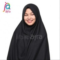 Jilbab AFRA model SYIFA ukuran S dan M Khimar Hijab Kerudung