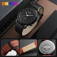 Jam Tangan Pria Simple Casual SKMEI 1210 Original - COKLAT MERAH
