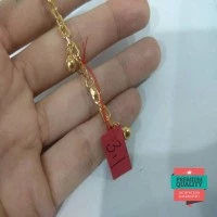 Gelang emas kadar 700 fancy kapal lonceng