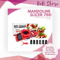 Parutan Sayur Mandoline Vegetable Slicer 7in1 Cutter Nicer slice Dicer
