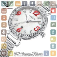NIBOSI Jam Tangan Luxury Wanita - 2317-3 - White/Silver`LOITLE-