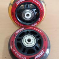 Roda Sepatu Karet PU - Inline roller blade