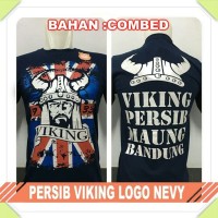 Baju Kaos Distro Suporter Persib Viking Logo Bandung Pria Wanita