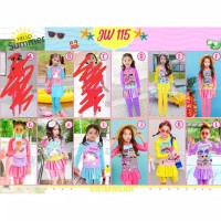 Baju Renang/Swimsuit Lol, Unicorn celana panjang size 8th -13th