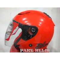 Populer HELM KYT DJ MARU SOLID FIRE RED MERAH FERRARI DJMARU