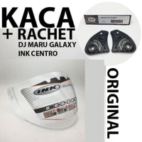 Kaca Helm + Rachet KYT Dj Maru INK Centro Jet Original
