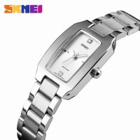 Jam Tangan Wanita Cewek Original Rantai SKMEI 1400 Anti Air Silver