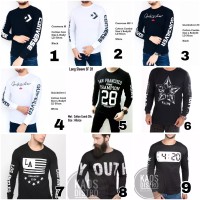 Kaos baju lengan panjang longsleeve distro OFF WHITE YOGS