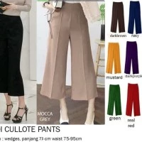 midi kulot pants/ celana midi kulot