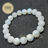 Gelang Batu Alam Moonstone India 10mm