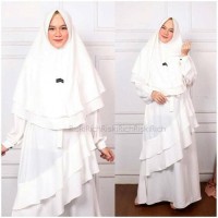 Gamis SHAFIRA MADAME SEXY Polos Ruffle by ORIGINAL RISKIRICH - Adels