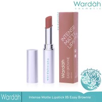 Intense matte Lipstick 05. Easy Brownie Wardah - Lipstik ...