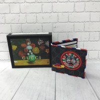 dompet Gucci pria Courrier GG supreme
