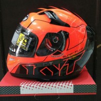 Helm - Helem - Full Face KYT K2 Super Fluo - Series