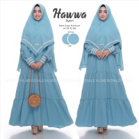 Termurah Baju Gamis Cadar Niqab Hawwa Longdress Maxi Syari Free Khimar