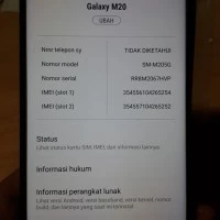 Samsung Galaxy M20 RAM 3/32GB like NEW