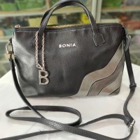 Tas Bonia Hitam Selempang Original