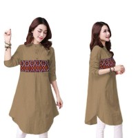 Harga blouse wanita adra blouse motif batik etnik atasan wanita | antitipu.com Harga blouse wanita adra blouse motif batik etnik atasan wanita | antitipu.com
