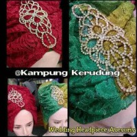 BARANG TOP WEDDING HEADPIECE PERMATA BROS AKSESORIS RAMBUT JILBAB