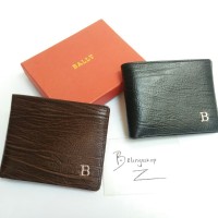 DOMPET PRIA KULIT ASLI HITAM DAN COKLAT BALLY