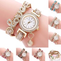 Aksesoris Jam Tangan Gelang Love Cewe Wanita Gadis Stainless water