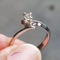 Paling Laristerhits Diamond Ring Cincin Berlian Asli Kalimantan