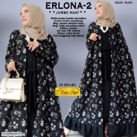 baju wanita gamis erlona#2 super jumbo muslim modern unik modis