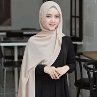Jilbab Kerudung Hijab Pashmina Pasmina Wolfis Sabyan Murah Polos Katun