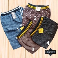 Celana Pendek Kolor Cewek Cowok Motif Surfing Motif Trendy