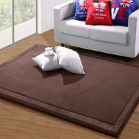 Karpet Alas Lantai dengan Bahan Fleece Coral dan Ukuran Besar untuk