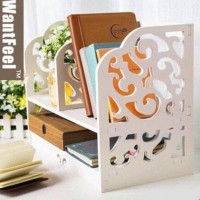 Jual Promo Rak Kabinet Tempat Buku Di Meja Belajar Kayu Wpc Murah