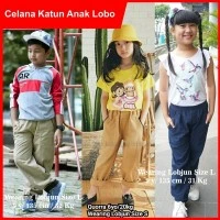 Celana Anak Panjang Laki Cewe Katun Lobjun Lobo Original Adem Nyaman #