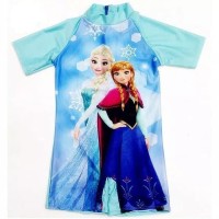 baju renang anak perempuan gambar elsa anna frozen usia 3-5 tahun