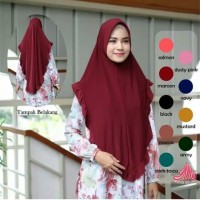 JILBAB KHIMAR REMPEL PINGUIN TERMURAH HARGA GROSIR