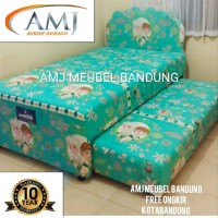 KASUR SEPRING BED ANAK TWIN ATAS BAWAH SORONG FULLSET MURAH BANDUNG U