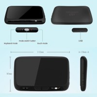 Jual H18+ Backlight Full Touchpad Mini Wireless Keyboard 2