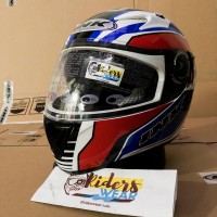 INK - CBR 600 #3 Wh Rd - Full Face Double Visor Helm