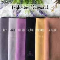jilbab terbaru Pashmina Diamond Crepe Scarf