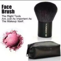 (MAC 182) Brush / Kuas Make Up MAC BLUSH On KABUKI - DOMPET Make up