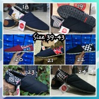 SANDAL SEPATU BUKAN WAKAI SLIPON CEWEK COWOK DISKON