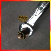 BAUD DAN MUR GALVANIS KUNING SATU SET M8X15MM-UNTUK RAK BESI SIKU