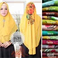 JILBAB INSTAN ORGANZA SYAR'I KHIMAR PET NAZWA ORI ELDA HIJAB