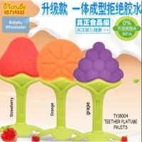 teether baby kids fruit silicone / gigitan bayi tumbuh gigi motif buah