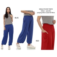 single pocket pants