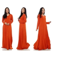 simply maxi dress orange