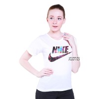 Kaos Wanita Tumblr Tee Lengan Pendek Nike Galaxy - Puti Harga Promo