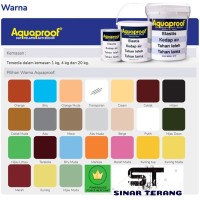 Jual CAT  TEMBOK PELAPIS ANTI BOCOR AQUAPROOF  1 KG AQUA 