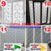  Jual  STICKER STIKER  KACA  COCOK UNTUK JENDELA  WINDOW 