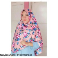Dijual Khimar Nayla Maxmara (Jilbab Instan Syar'I Motif Bunga)
