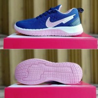 sepatu nike zoom biru ping sneakers wanita murah grade original 36-40